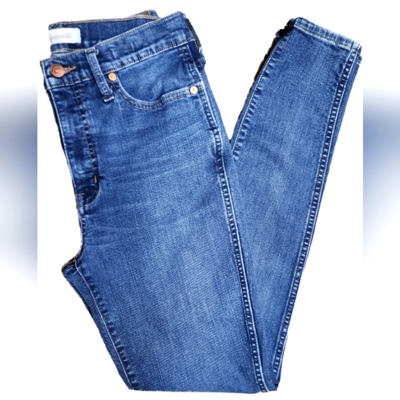 Madewell Denim - Madewell Women's 10" High Rise Skinny Jean, Size 29 TALL